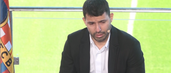 Sergio Aguero ostro o Realu Madryt. 